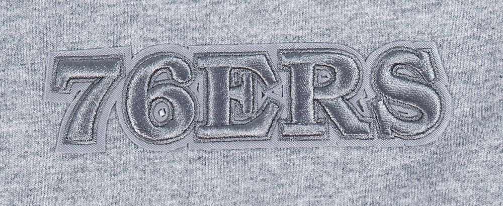 Pro Standard Men's Philadelphia 76ers Gray Neutral Drop Shoulder Short Sleeve T-Shirt product image