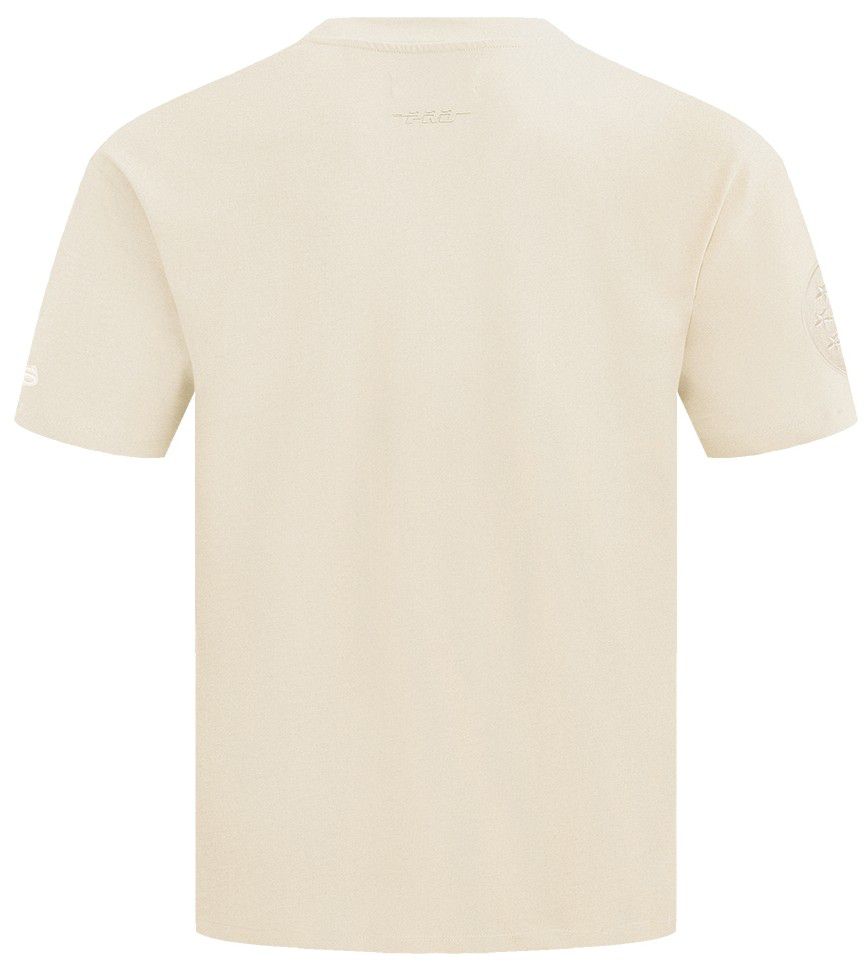 Pro Standard Men's Philadelphia 76ers Off White Neutral Drop Shoulder Short Sleeve T-Shirt product image