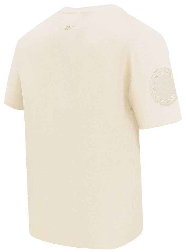 Pro Standard Men's Philadelphia 76ers Off White Neutral Drop Shoulder Short Sleeve T-Shirt product image