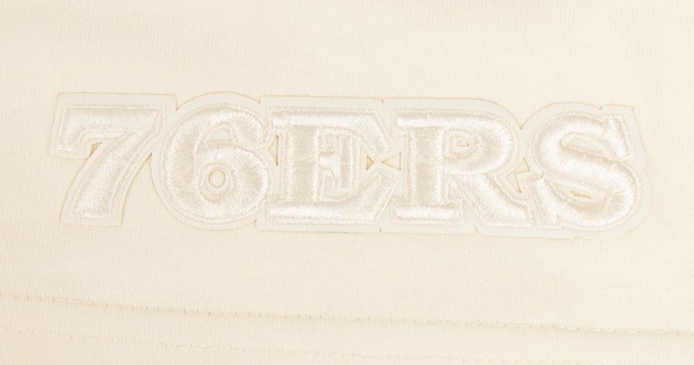 Pro Standard Men's Philadelphia 76ers Off White Neutral Drop Shoulder Short Sleeve T-Shirt product image