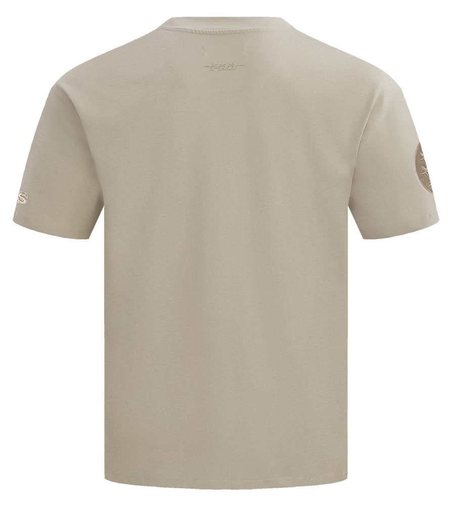 Pro Standard Men's Philadelphia 76ers Taupe Neutral Drop Shoulder Short Sleeve T-Shirt product image