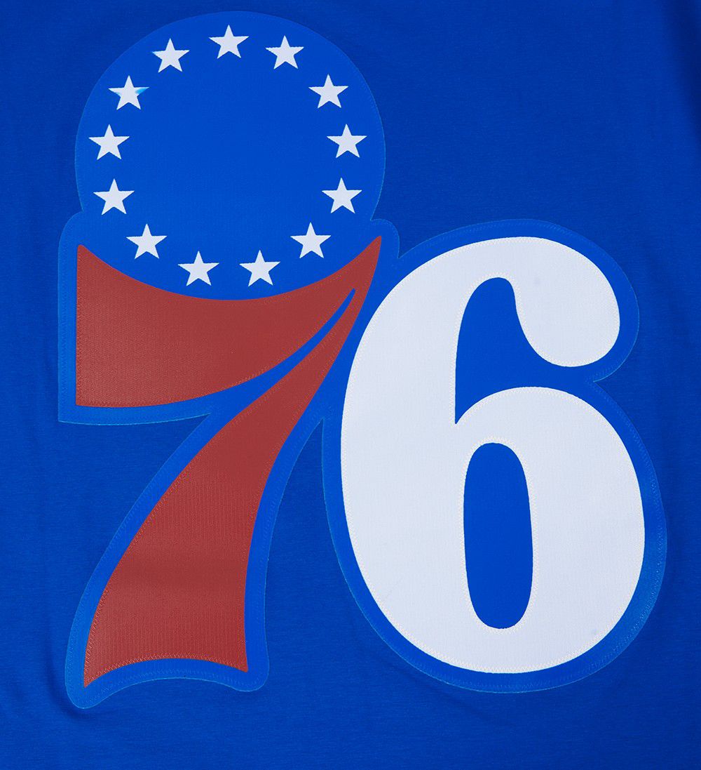 Pro Standard Men's Philadelphia 76ers Blue Classic Striped Short Sleeve T-Shirt product image