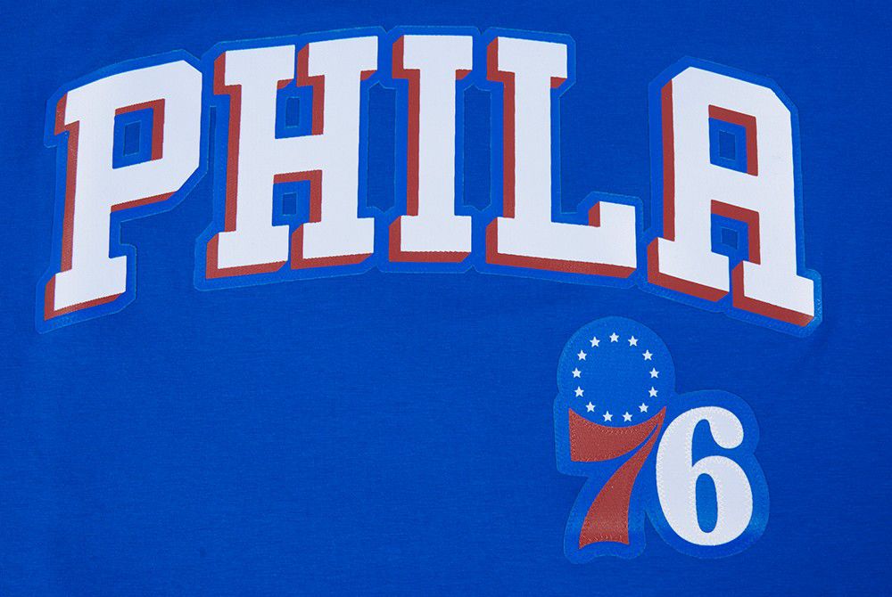 Pro Standard Men's Philadelphia 76ers Blue Classic Striped Short Sleeve T-Shirt product image