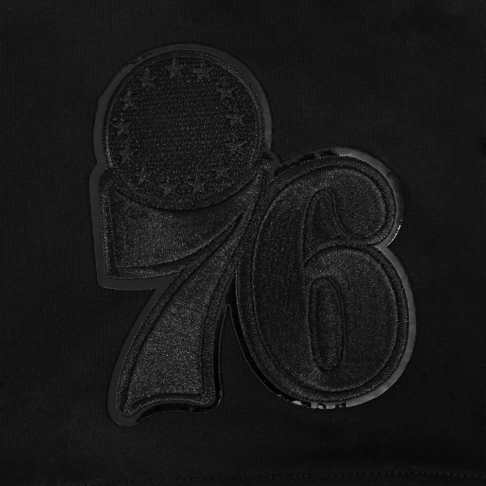 Pro Standard Men's Philadelphia 76ers Triple Black Classic Short Sleeve T-Shirt product image