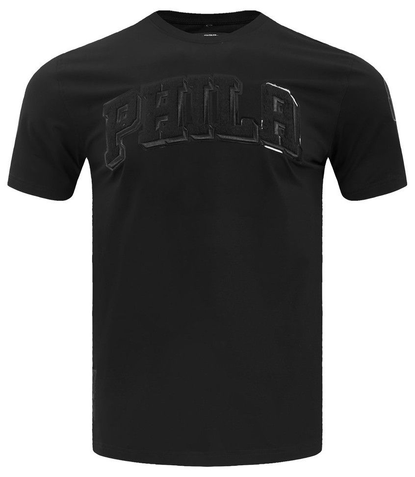 Pro Standard Men's Philadelphia 76ersTriple Black Classic Short Sleeve T-Shirt product image