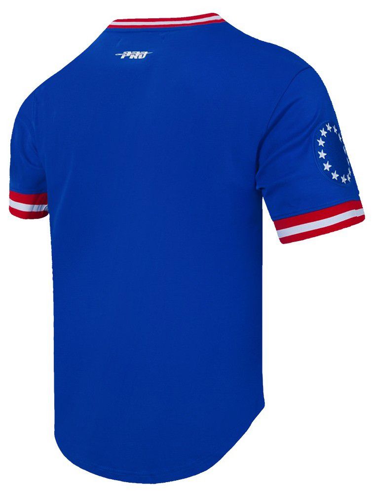 Pro Standard Men's Philadelphia 76ers Blue Classic Chenille T-Shirt product image