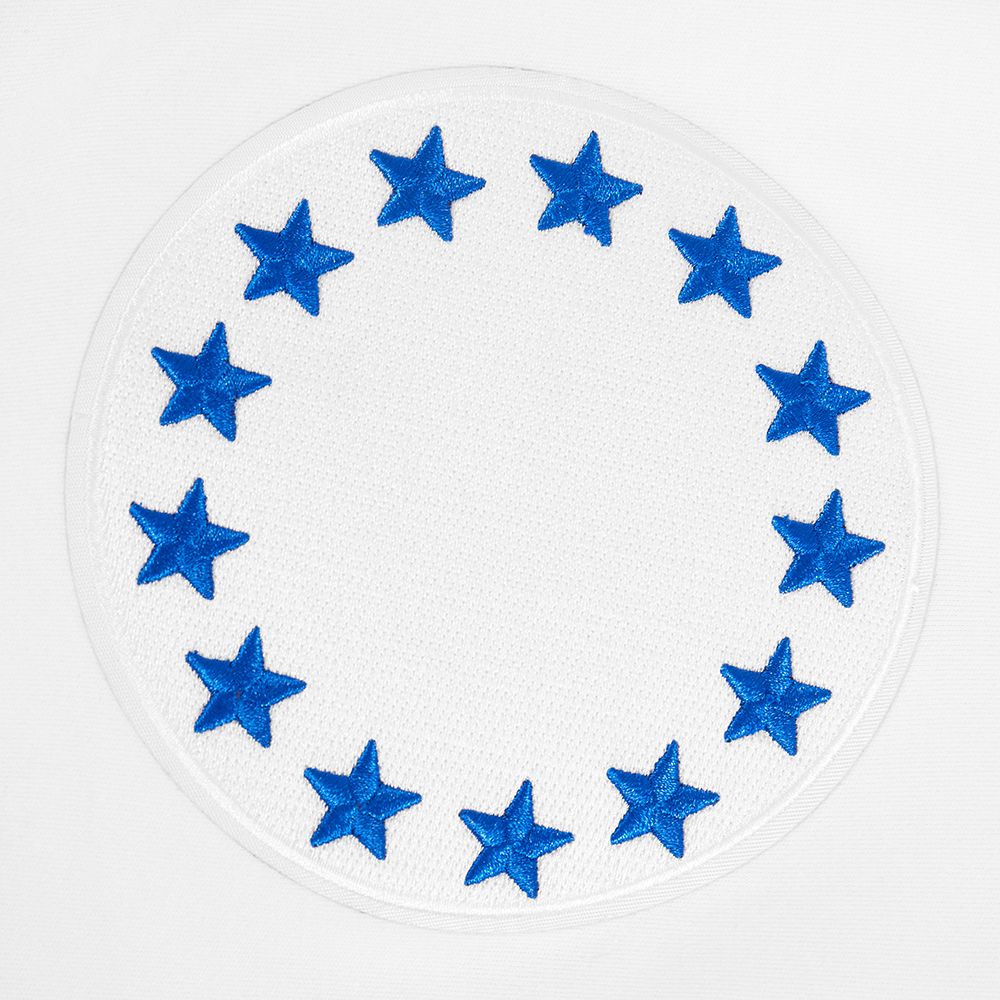 Pro Standard Men's Philadelphia 76ers White Classic Chenille Short Sleeve Pullover Hoodie product image