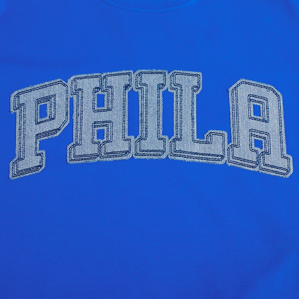Pro Standard Men's Philadelphia 76ers Blue Varsity Blues Short Sleeve T-Shirt product image