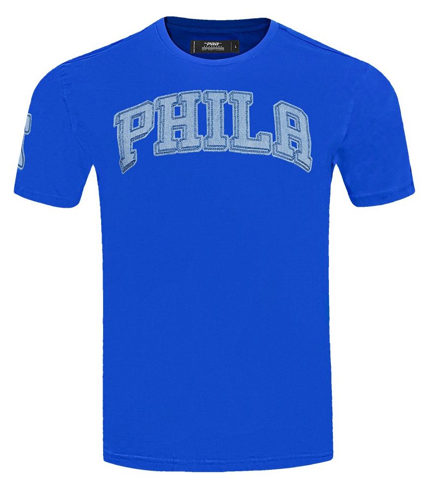 Pro Standard Men's Philadelphia 76ers Blue Varsity Blues Short Sleeve T-Shirt product image