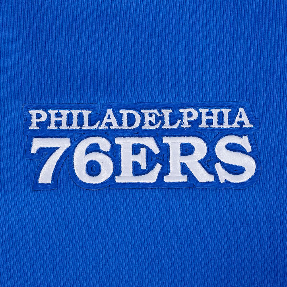 Pro Standard Men's Philadelphia 76ers Royal Wingspan Drop Shoulder Long Sleeve T-Shirt product image