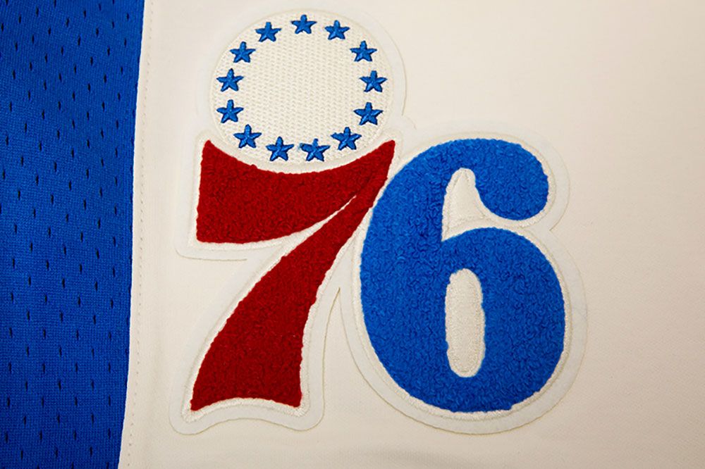 Pro Standard Adult Philadelphia 76ers White Retro Shorts product image