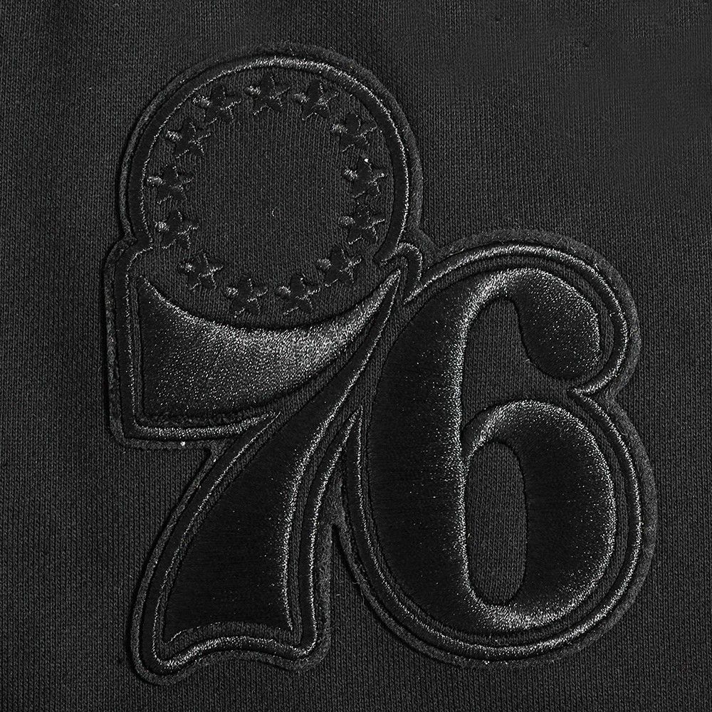 Pro Standard Men's Philadelphia 76ers Black Neutral Fleece Shorts product image