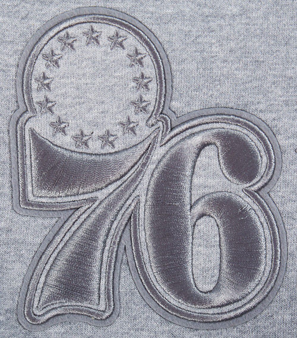 Pro Standard Men's Philadelphia 76ers Gray Neutral Fleece Shorts product image