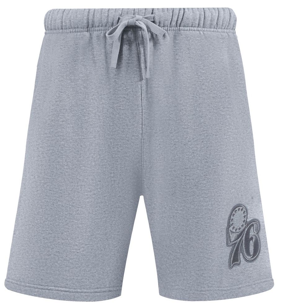 Pro Standard Men's Philadelphia 76ers Gray Neutral Fleece Shorts product image