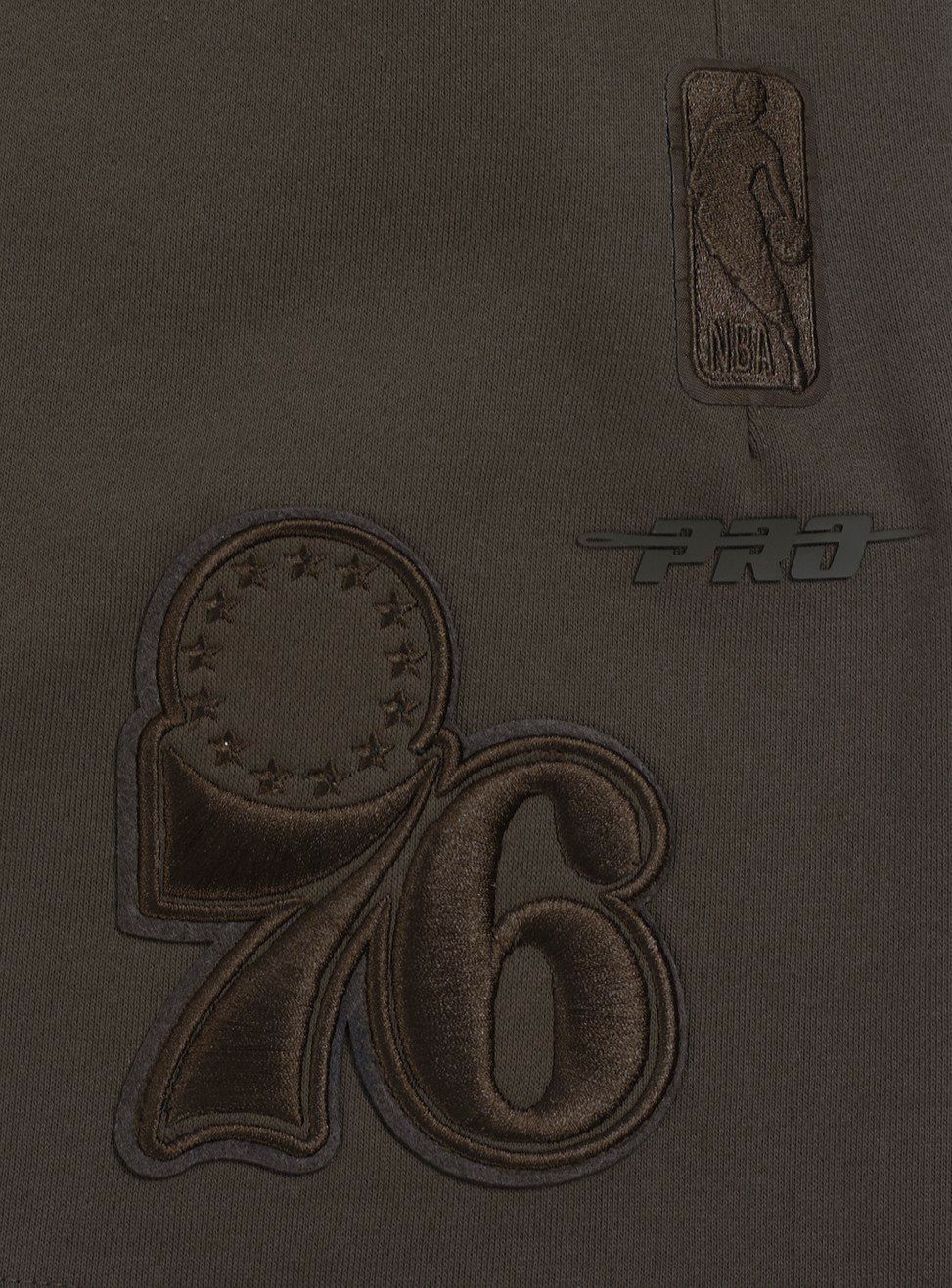 Pro Standard Men's Philadelphia 76ers Taupe Neutral Fleece Shorts product image