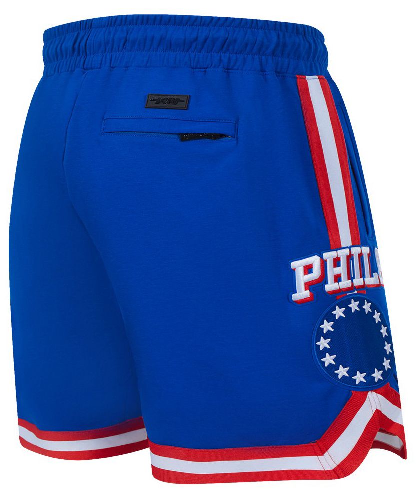 Pro Standard Men's Philadelphia 76ers Blue Classic Chenille Shorts product image