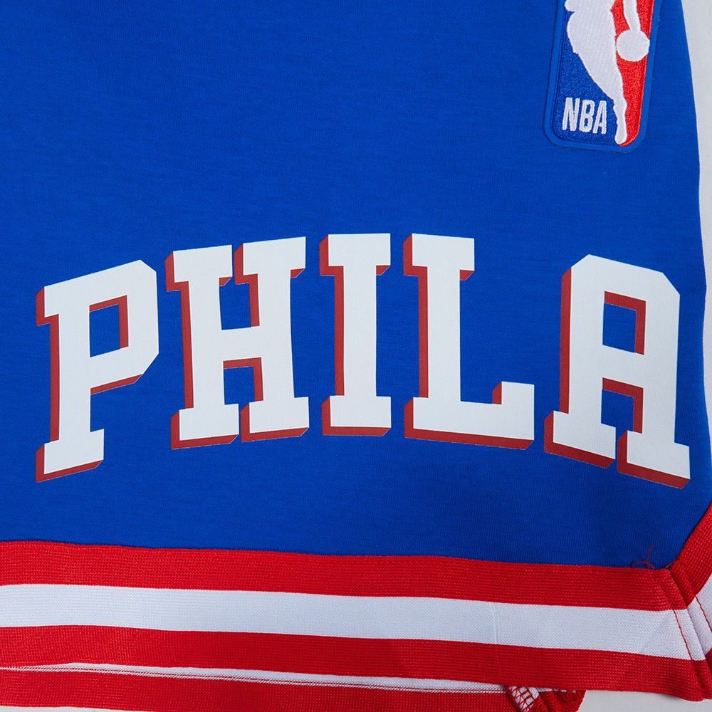 Pro Standard Men's Philadelphia 76ers Blue Classic Chenille Shorts product image