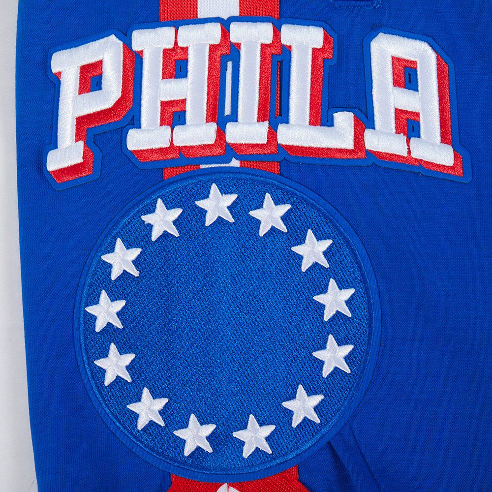 Pro Standard Men's Philadelphia 76ers Blue Classic Chenille Shorts product image