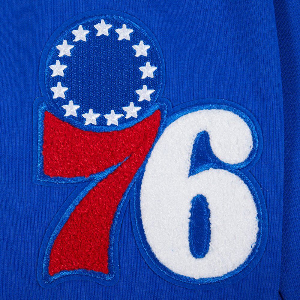 Pro Standard Men's Philadelphia 76ers Blue Classic Chenille Shorts product image