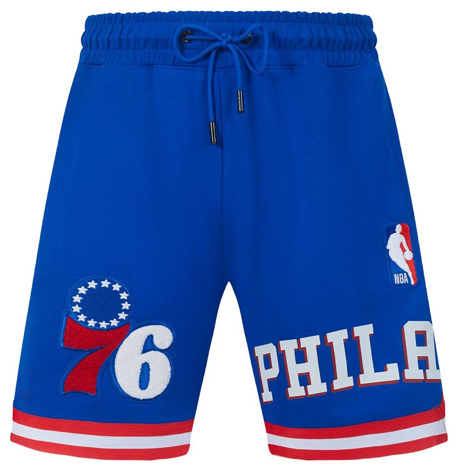 Pro Standard Men's Philadelphia 76ers Blue Classic Chenille Shorts product image