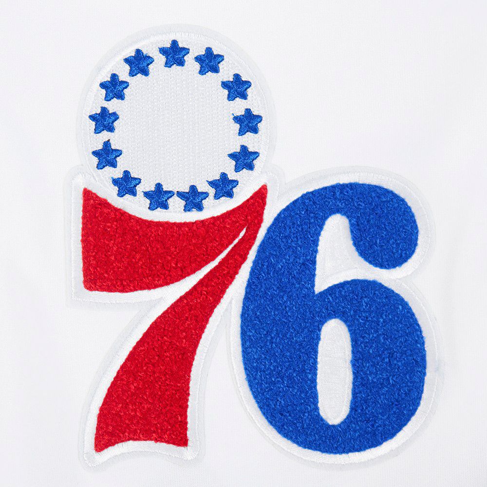 Pro Standard Men's Philadelphia 76ers White Classic Chenille Shorts product image