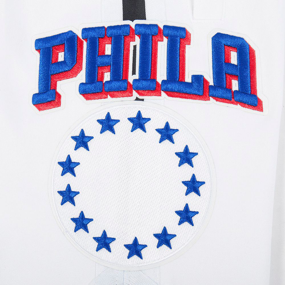 Pro Standard Men's Philadelphia 76ers White Classic Chenille Shorts product image