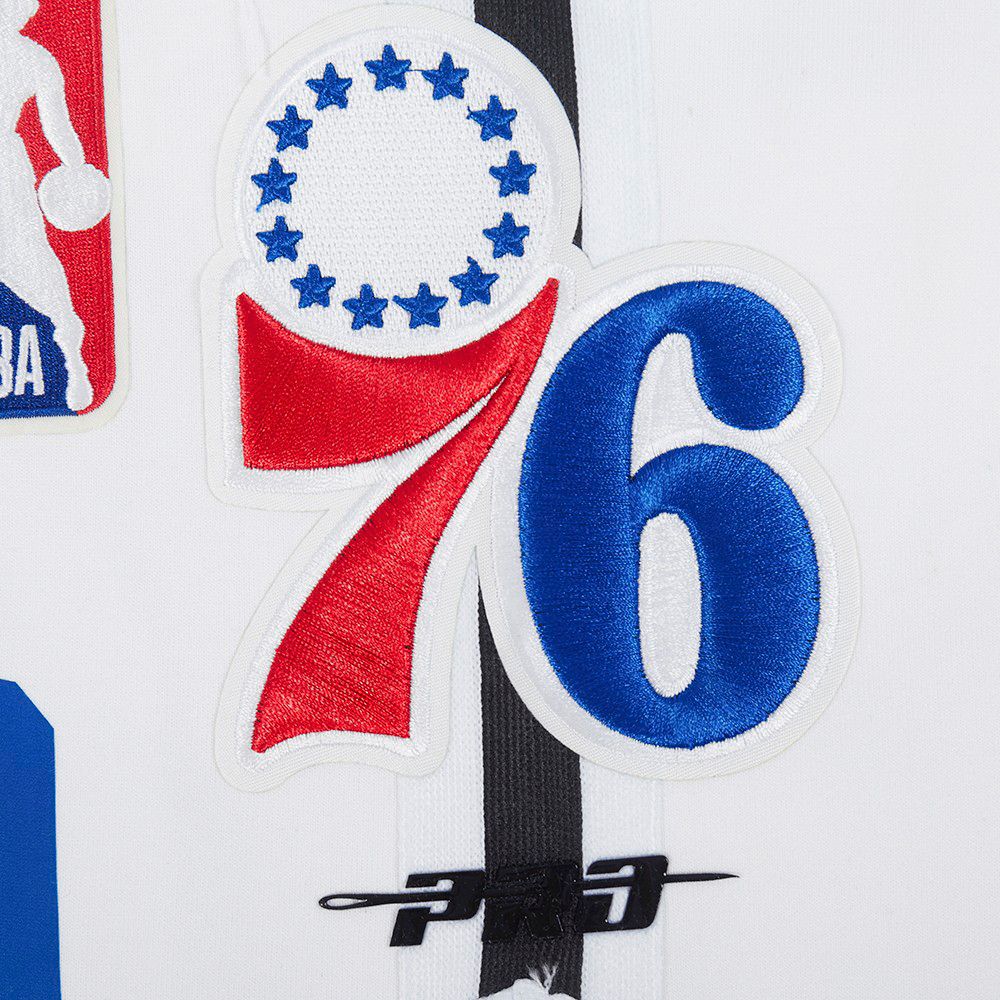 Pro Standard Men's Philadelphia 76ers White Classic Chenille Shorts product image