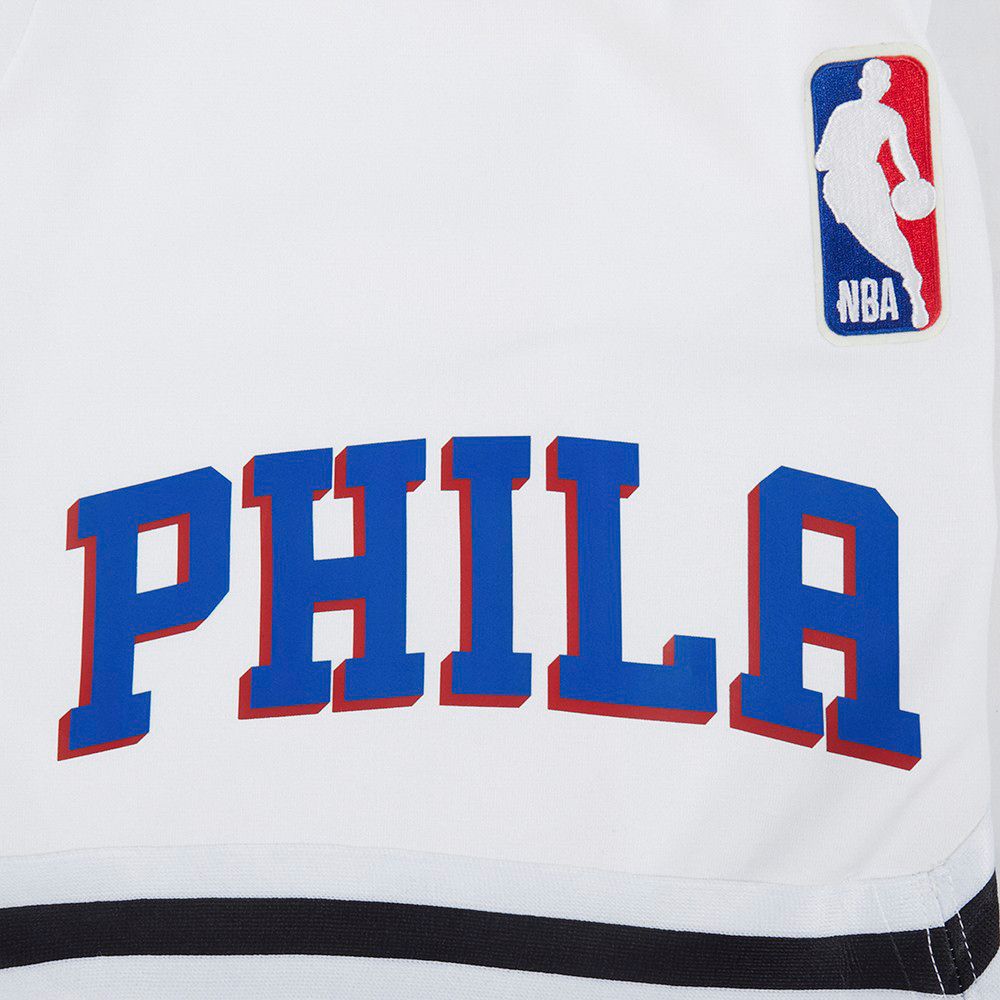 Pro Standard Men's Philadelphia 76ers White Classic Chenille Shorts product image