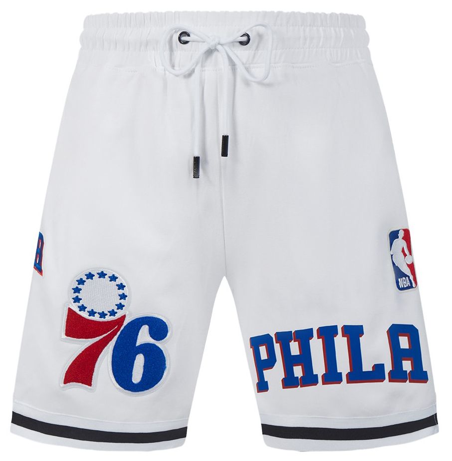 Pro Standard Men's Philadelphia 76ers White Classic Chenille Shorts product image