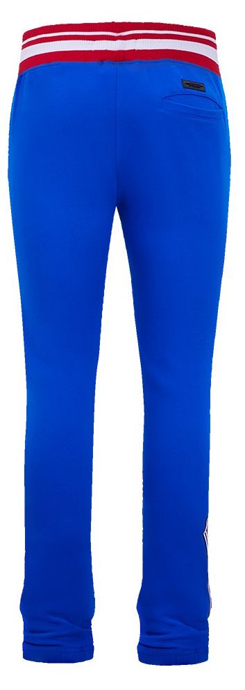 Pro Standard Men's Philadelphia 76ers Blue Script Tail Rib Fleece Sweatpants product image