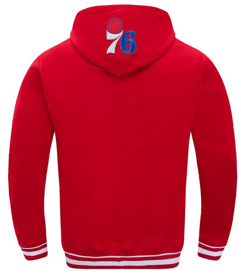 Pro Standard Men's Philadelphia 76ers Red Classic Rib Hoodie product image