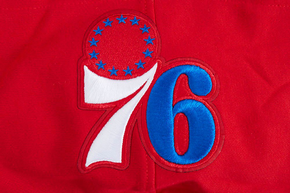 Pro Standard Men's Philadelphia 76ers Red Classic Rib Hoodie product image