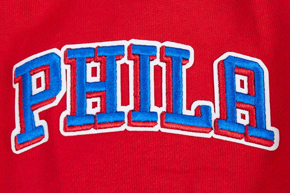 Pro Standard Men's Philadelphia 76ers Red Classic Rib Hoodie product image