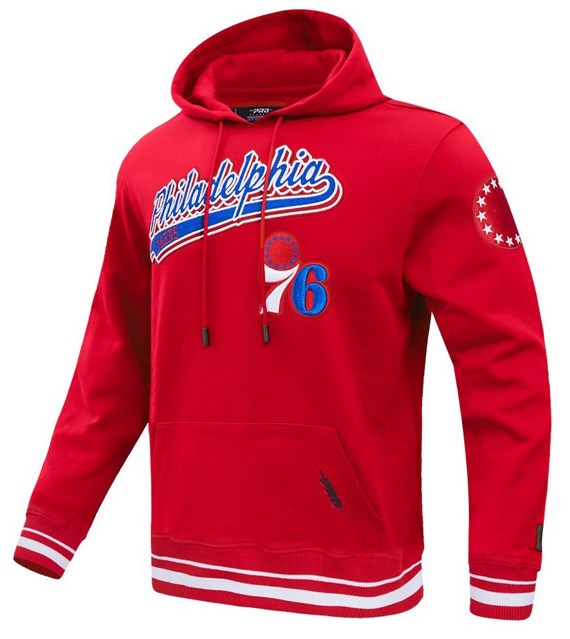 Pro Standard Men's Philadelphia 76ers Red Classic Rib Hoodie product image