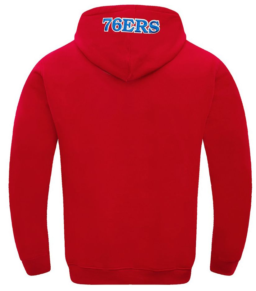 Pro Standard Men's Philadelphia 76ers Red Old English Fleece Hoodie product image