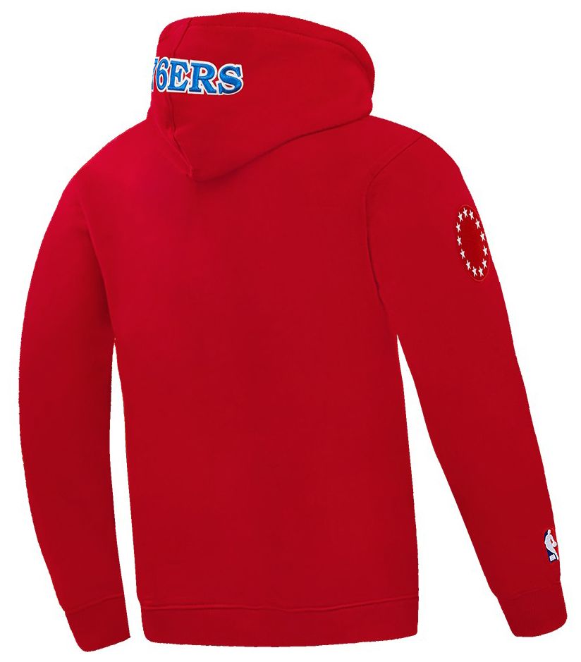 Pro Standard Men's Philadelphia 76ers Red Old English Fleece Hoodie product image