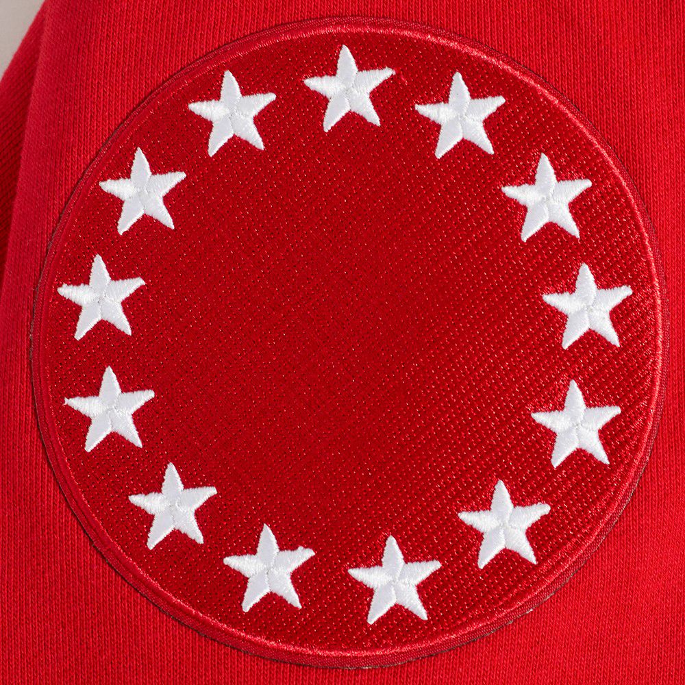 Pro Standard Men's Philadelphia 76ers Red Old English Fleece Hoodie product image