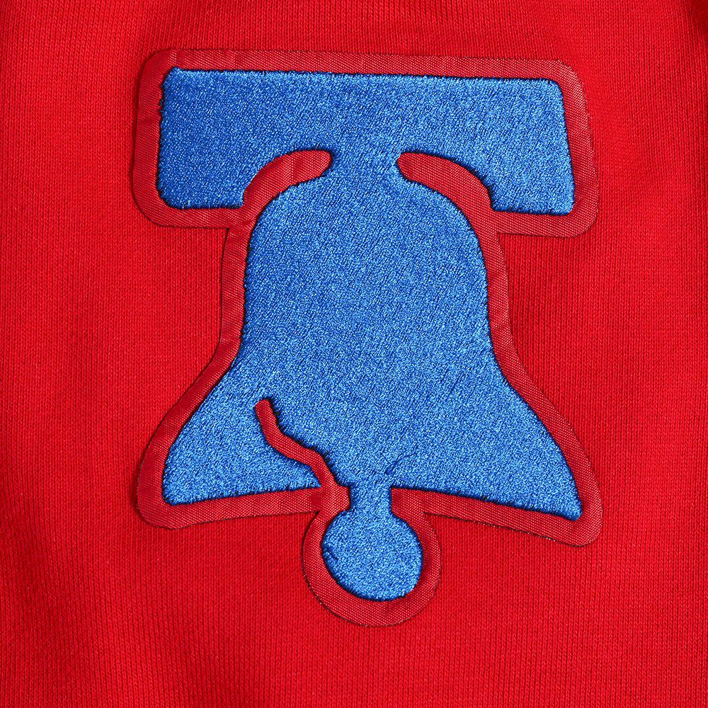 Pro Standard Men's Philadelphia 76ers Red Old English Fleece Hoodie product image