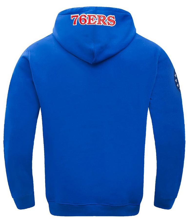 Pro Standard Men's Philadelphia 76ers Blue Old English Fleece Hoodie product image
