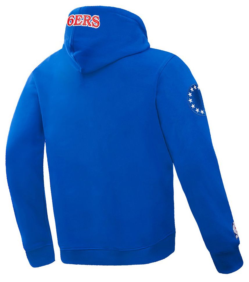 Pro Standard Men's Philadelphia 76ers Blue Old English Fleece Hoodie product image