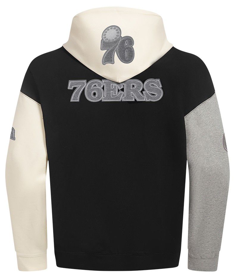 Pro Standard Men's Philadelphia 76ers Black Reverse French Terry Pullover Hoodie product image