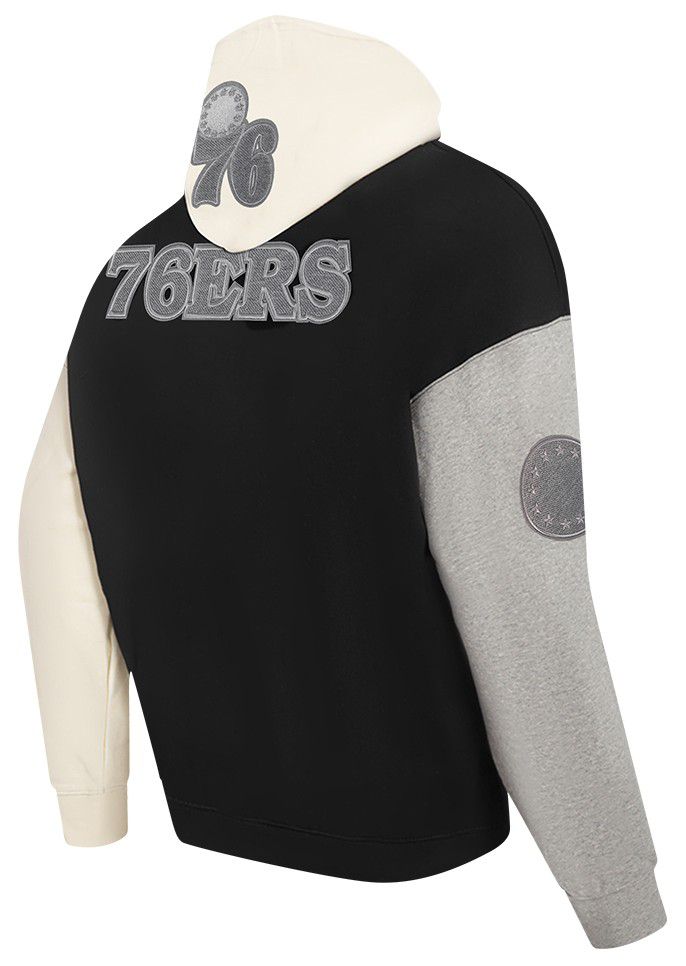 Pro Standard Men's Philadelphia 76ers Black Reverse French Terry Pullover Hoodie product image