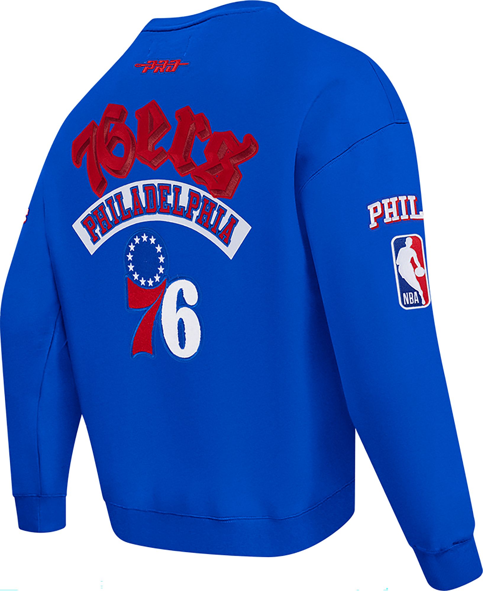 Pro Standard Men's Dallas Cowboys Blue Best Of Crew Pullover Sweatshirt product image