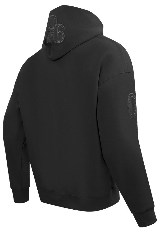 Pro Standard Men's Philadelphia 76ers Black Neutral Drop Fleece Hoodie product image