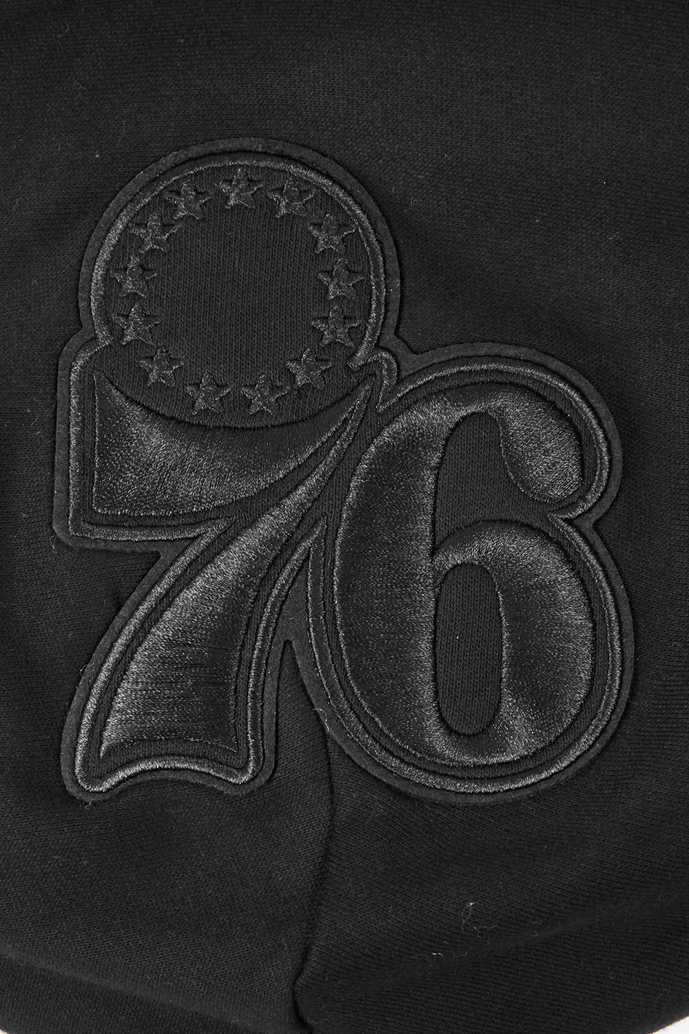 Pro Standard Men's Philadelphia 76ers Black Neutral Drop Fleece Hoodie product image