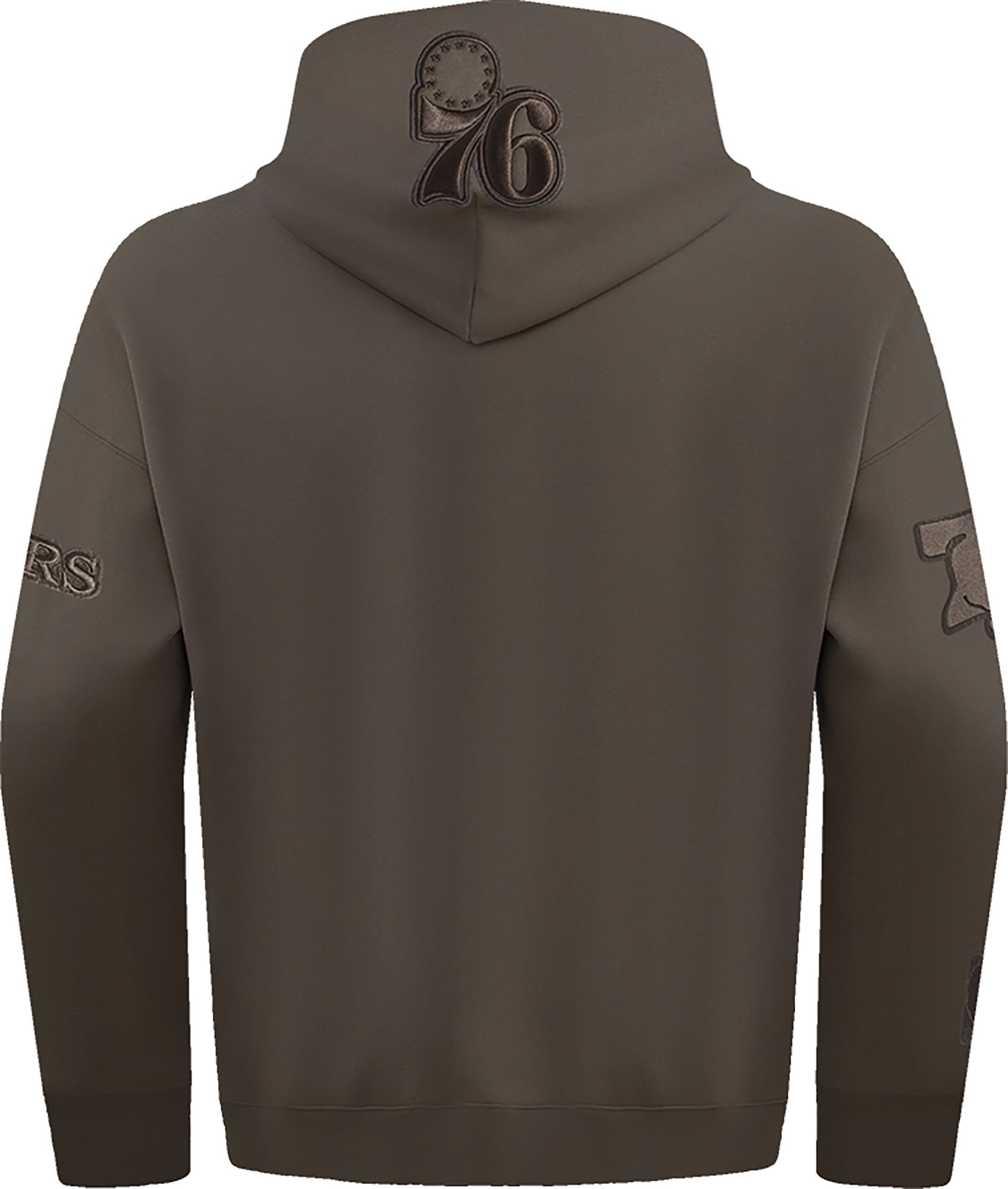 Pro Standard Men's Philadelphia 76ers Taupe Neutral Drop Fleece Hoodie product image