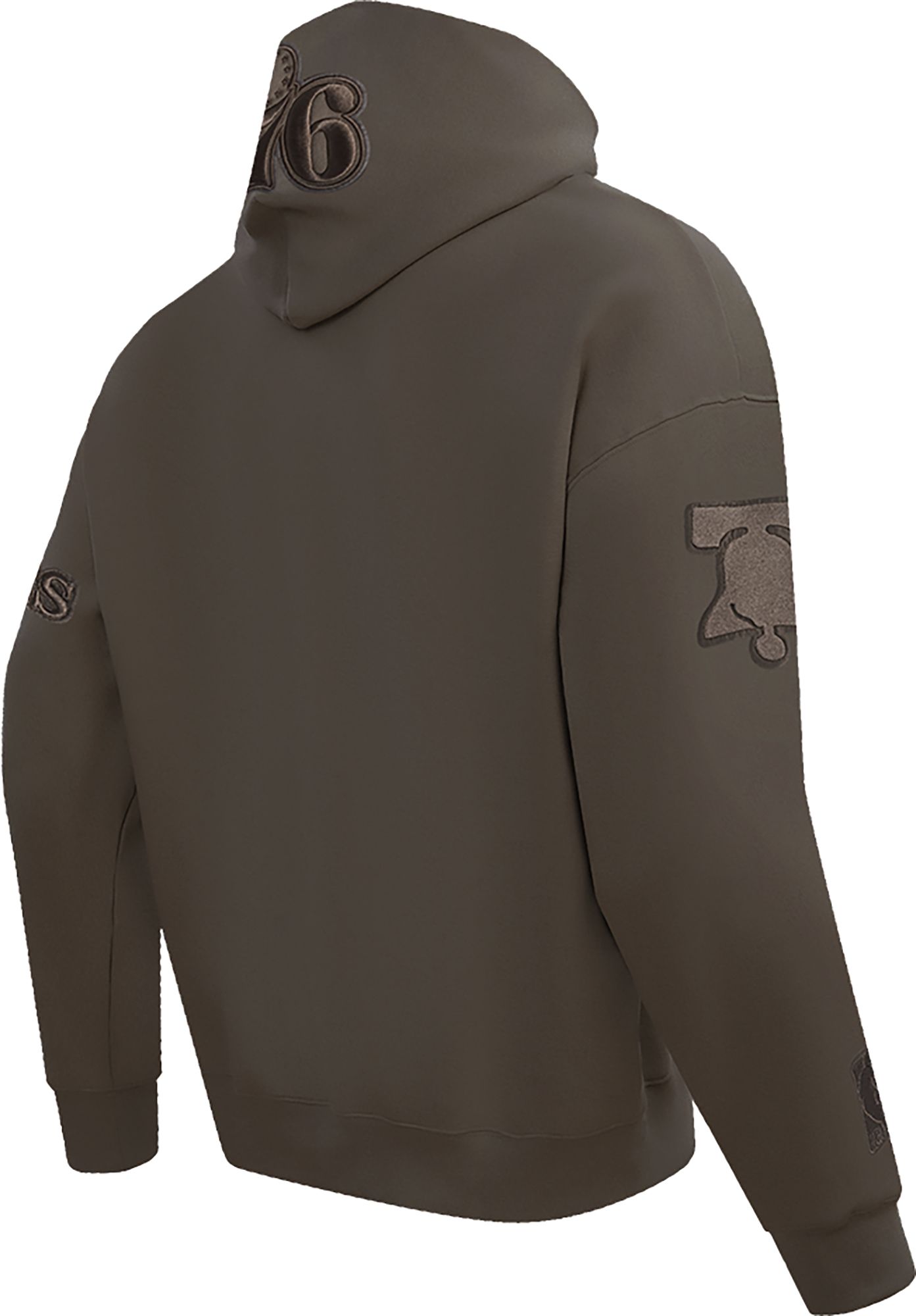 Pro Standard Men's Philadelphia 76ers Taupe Neutral Drop Fleece Hoodie product image