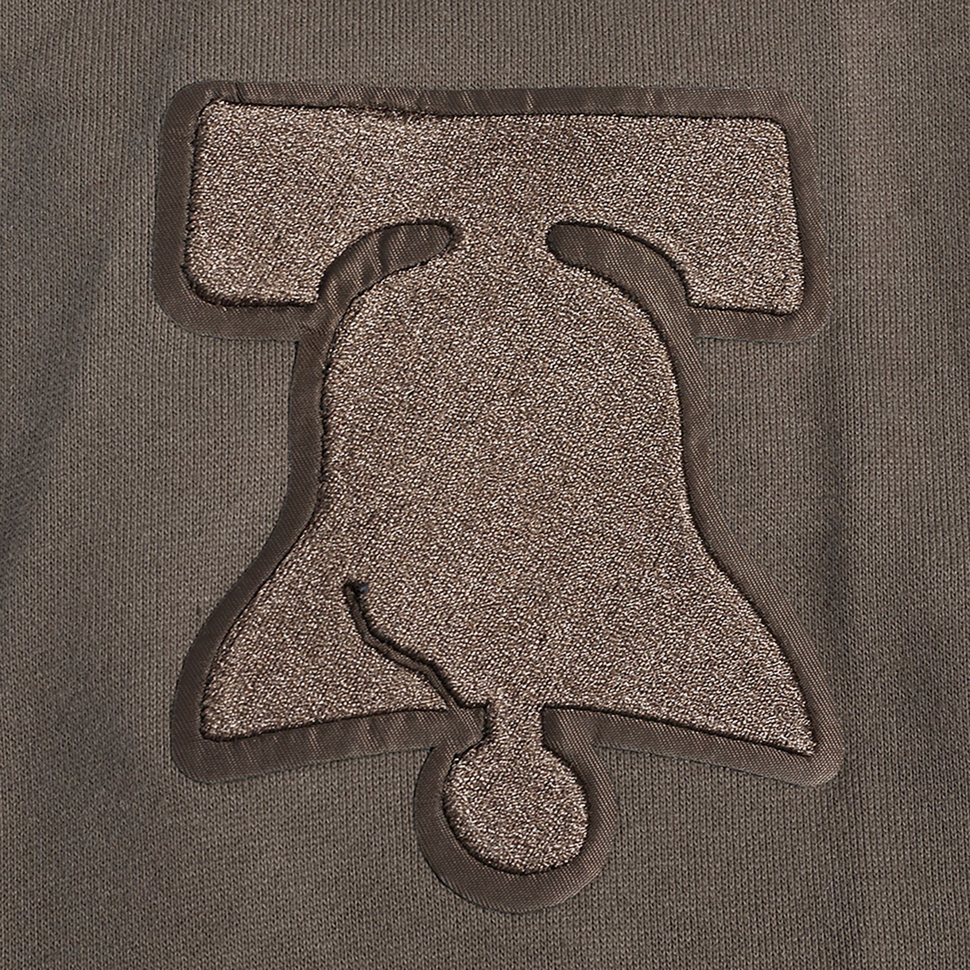Pro Standard Men's Philadelphia 76ers Taupe Neutral Drop Fleece Hoodie product image