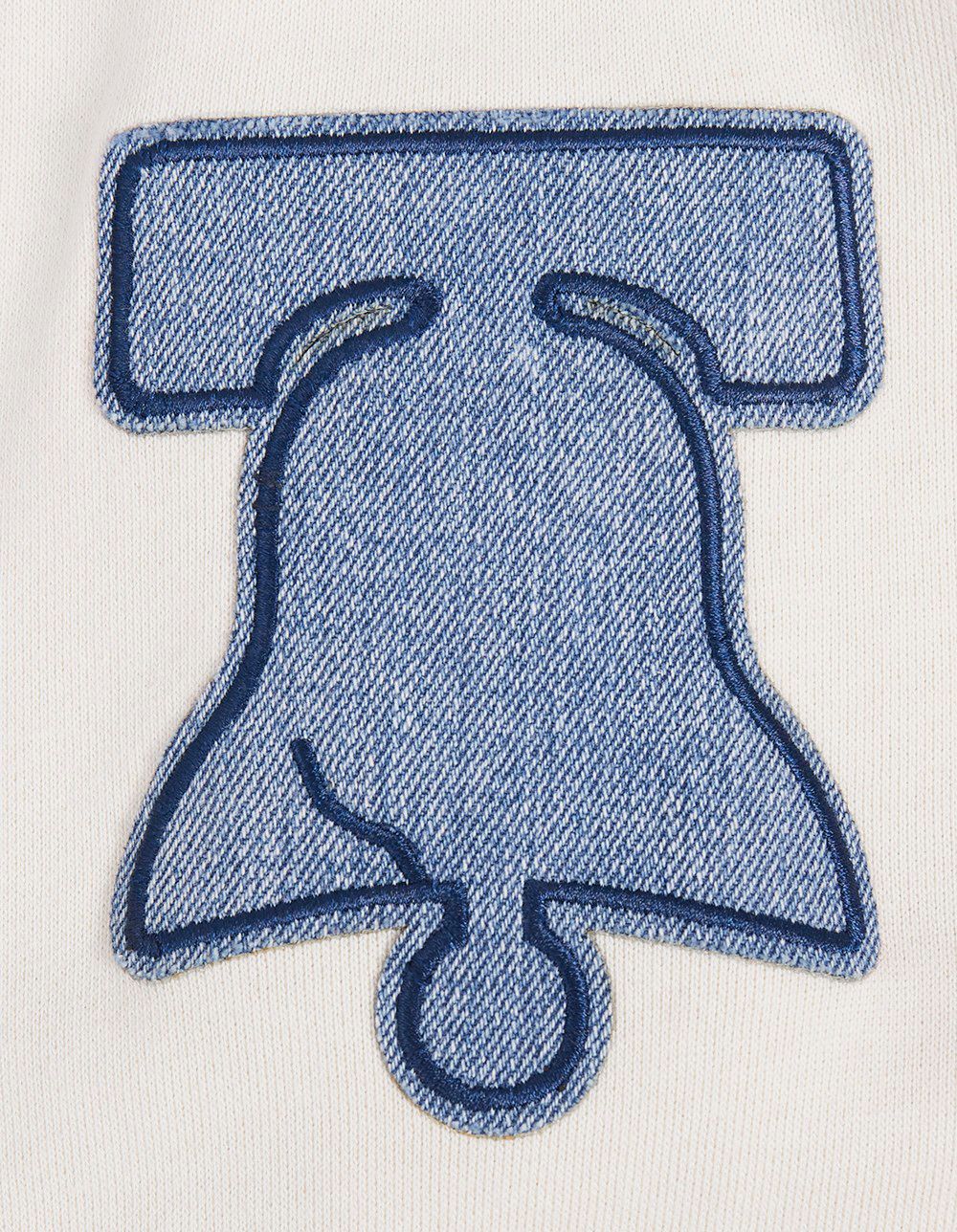 Pro Standard Men's Philadelphia 76ers Linen Varsity Blues Hoodie product image