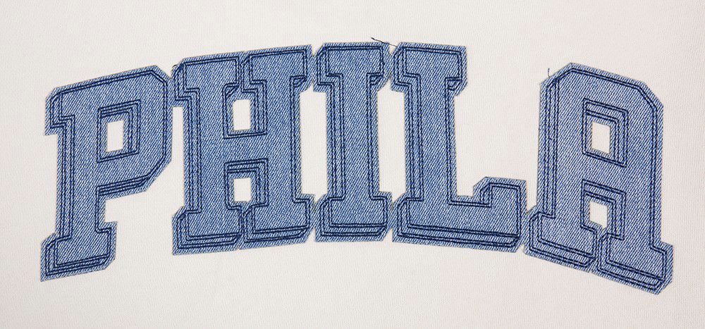 Pro Standard Men's Philadelphia 76ers Linen Varsity Blues Hoodie product image